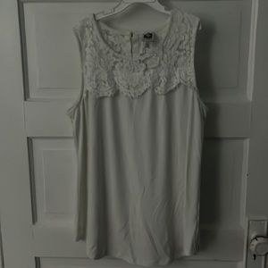 Anne Klein Lace Tank Top